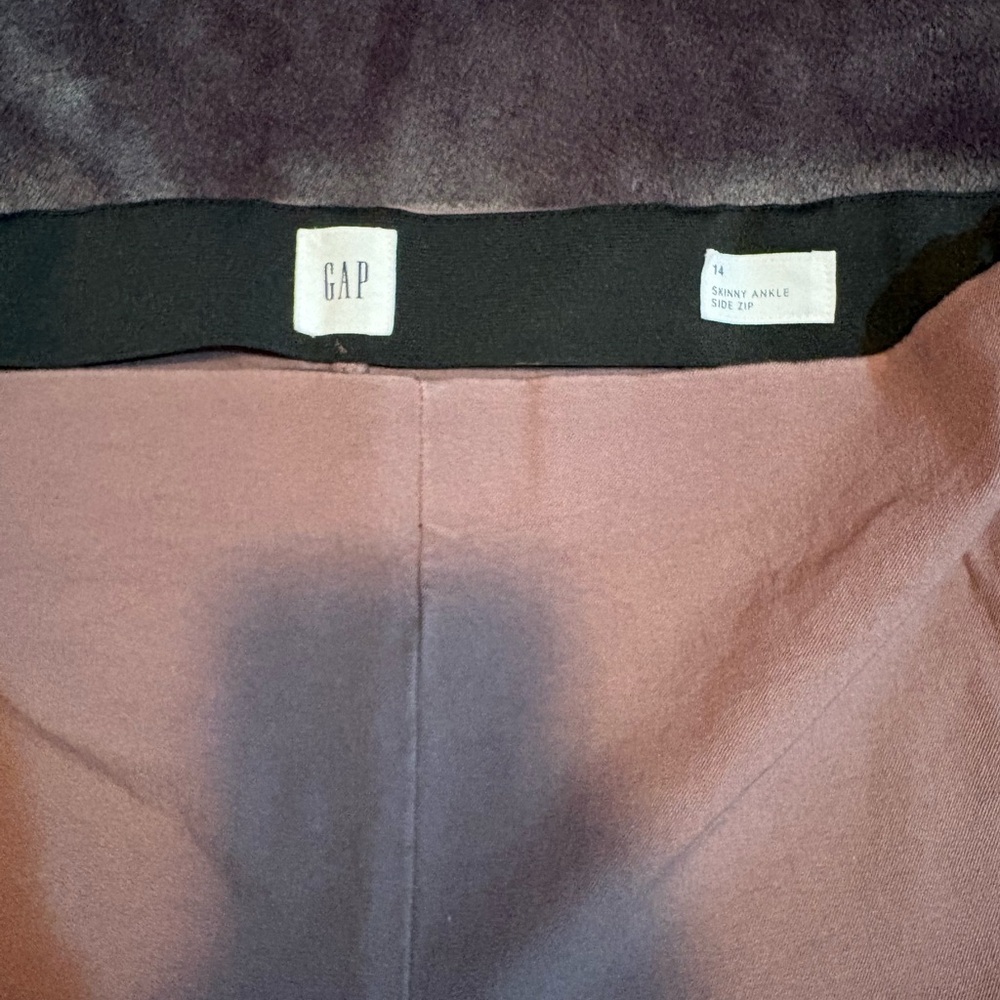 GAP Skinny Ankle Pants - Dusty Mauve